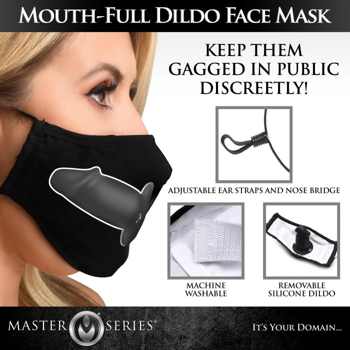Mouth-Full Dildo Face Mask – The BDSM Toy Shop Mouth-Full Dildo Face Mask – The BDSM Toy Shop